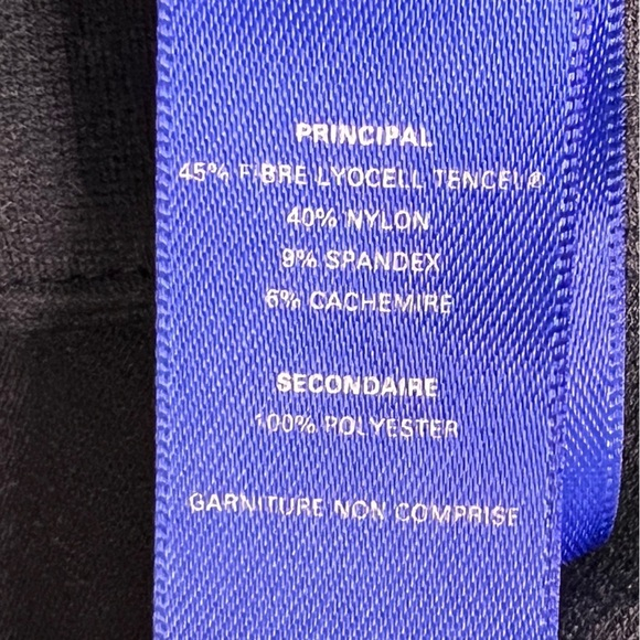 Kit and Ace Long Stretch Cashmere Blend Jacket Size Medium Preppy Monochrome - Picture 13 of 16